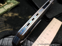 One-off Customized MILK - PATT -  (M390, Ti anod, bearings, handrubbed satin)