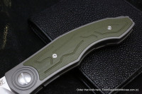 DISCONTINUED - CKF Veksha (Belka) knife (G10GRN)