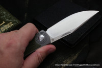 DISCONTINUED - CKF Veksha (Belka) knife (G10GRN)