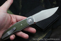 DISCONTINUED - CKF Veksha (Belka) knife (G10GRN)