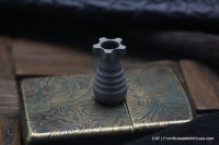 Steel matte Bom-b bead