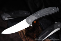 CKF MKAD Marun knife (S90V, Ti, CF, bearings) 