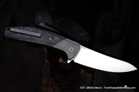 CKF MKAD Marun knife (S90V, Ti, CF, bearings) 