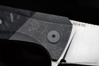 CKF MKAD Marun knife (S90V, Ti, CF, bearings) 