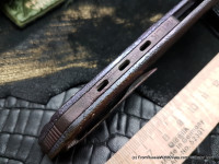 One-off Customized MILK - OLDBLUE -  (M390, Ti anod, bearings, handrubbed satin)