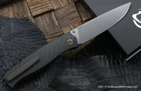 Cheburkov Strizh small - 3 (Carbon, M390) 
