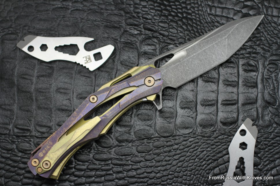 #14 Customized Decepticon-1 Knife (Alexey Konygin design, Stas Bondarenko customization)