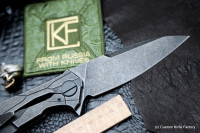 DISCONTINUED - T90 knife (Alexey Konygin design, M390, titanium, bearings)