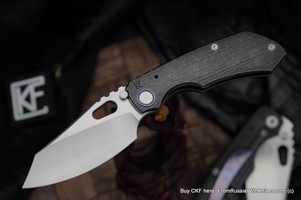 Second payment - CKF/Rotten Evolution 2.0 (dark Ti handle, ZircuTi pivot collar, Zirc backspacer, ZircuTi clip, M390 handrubbed satin) ONLY FOR THOSE WHO PREORDERED