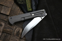 Shokuroff M0602 knife (D2, silver twill, Ti)