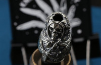 Matryoshka bead with Kalashnikov