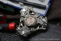 One-off CKF Pepyakka 3K fidget spinner puzzle