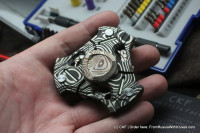 One-off CKF Pepyakka 3K fidget spinner puzzle