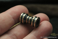 Brass Porshen patina bead