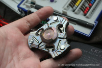 One-off CKF Pepyakka 3K fidget spinner puzzle