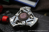 One-off CKF Pepyakka 3K fidget spinner puzzle
