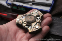 One-off CKF Pepyakka 3K fidget spinner puzzle