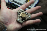 One-off CKF Pepyakka 3K fidget spinner puzzle