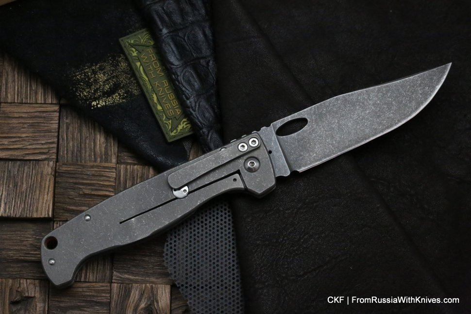 Shokuroff M0801 knife (D2, Ti)