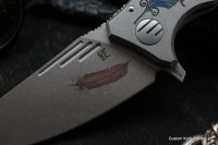 Customized Morrf Knife -Feathers-