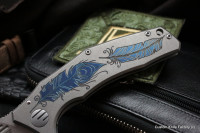 Customized Morrf Knife -Feathers-