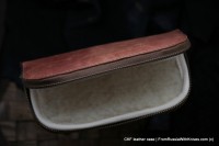Custom handmade CKF leather case