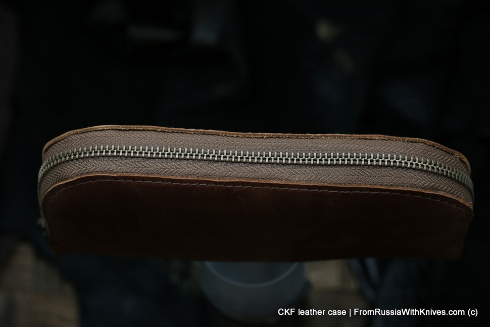 Custom handmade CKF leather case