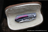 Custom handmade CKF leather case