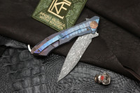 #23 Rabbit Knife customized (Alexey Konygin design, s35vn, titanium, bearings)