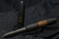 Custom Titanium ballpoint pen Ace Bombist