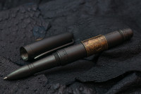 Custom Titanium ballpoint pen Ace Bombist