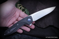 DISCONTINUED - Gratch (M390, Ti+CF, bearings, hand rubbed satin finish)