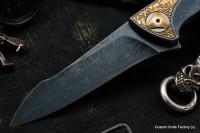 Customized Tegral knife -Gold Old One-