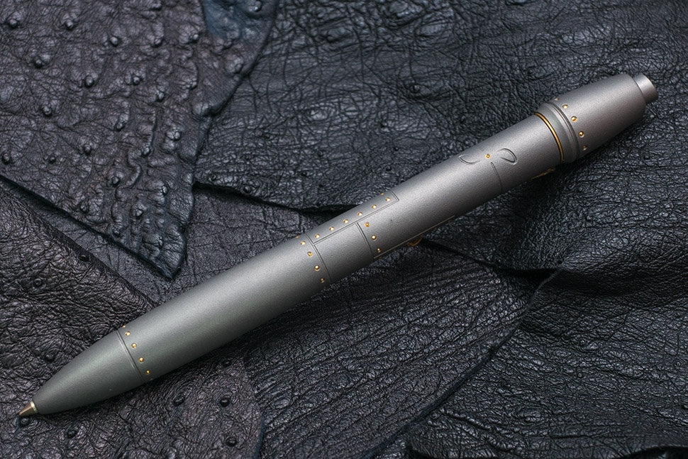 Custom Titanium ballpoint pen Amelia