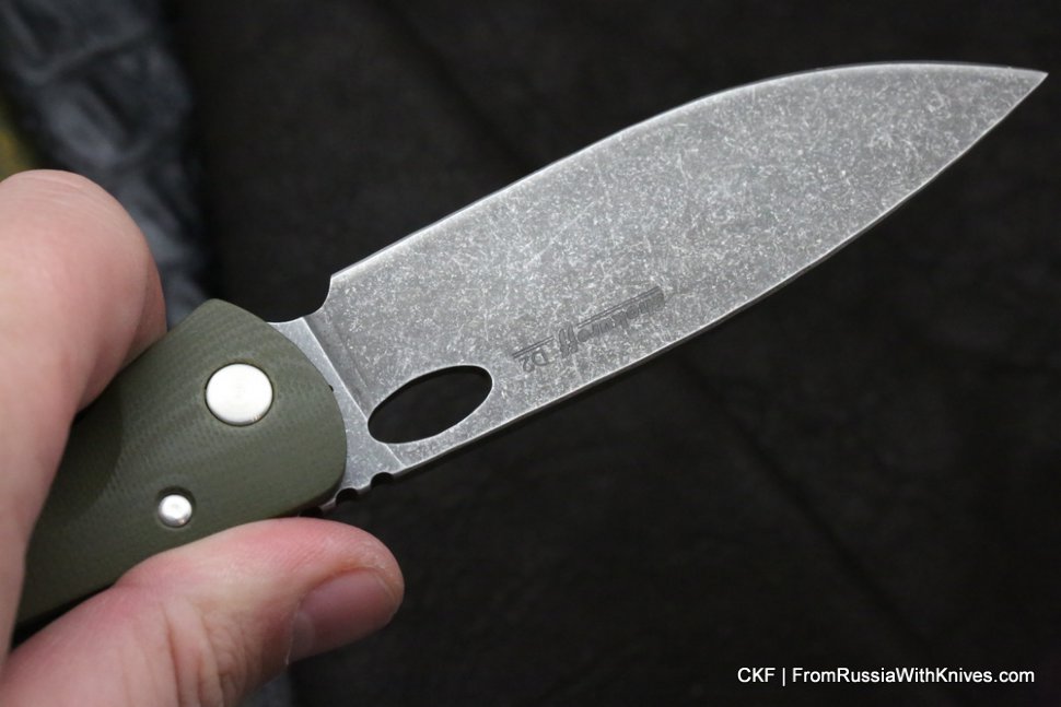 Shokuroff M0601 knife (D2, G10, Ti)