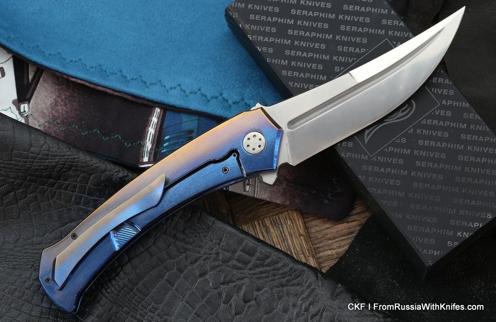 Seraphim Vect custom knife (M390, Ti, #14)  