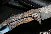 Customized Asymmetric Maxi -Gold Blue-