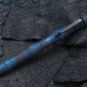 Custom Titanium ballpoint pen Seito (laser damascus, ozidizing)