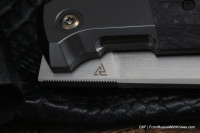 DISCONTINUED - CKF/Philippe Jourget collab FIF23 knife (M390, Ti, Zirc, Marble CF)