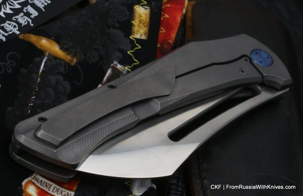 Seraphim Valkyrie custom knife (M390, Ti) 