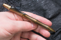 Custom Titanium ballpoint pen Seito (bamboo imitation)