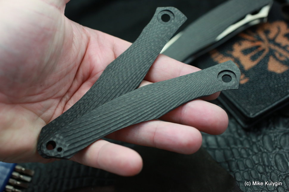 CF handles for Trekoza knife