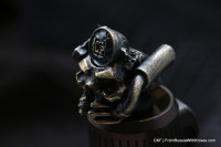 CKF Steampunk Skull Bead (bi-metal)