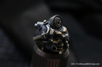 CKF Steampunk Skull Bead (bi-metal)