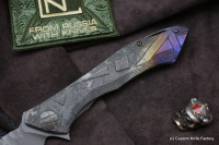 #24 Rabbit Knife customized (Alexey Konygin design, s35vn, titanium, bearings)