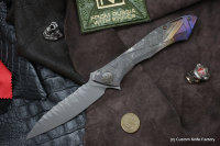 #24 Rabbit Knife customized (Alexey Konygin design, s35vn, titanium, bearings)