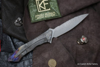 #24 Rabbit Knife customized (Alexey Konygin design, s35vn, titanium, bearings)