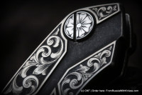 One-off engraved T90 knife (Alexey Konygin design)