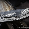 One-off engraved T90 knife (Alexey Konygin design)