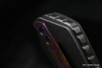 CKF/Rotten.Design Evolution (M390, CF, Ti, Titanium clip, zirc)